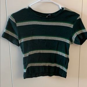 Brandy Melville ribbed crop tee